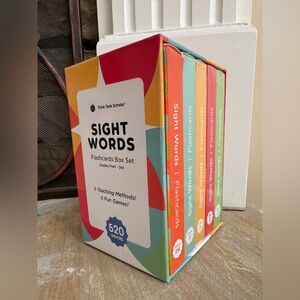 Think Tank Scholar 520 Sight Words Flash Cards Grades PK To Grade 3 COMPLETE